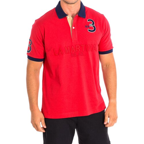 La Martina Polo majice kratki rokavi TMP600-JS316-06017 Rdeča Cene