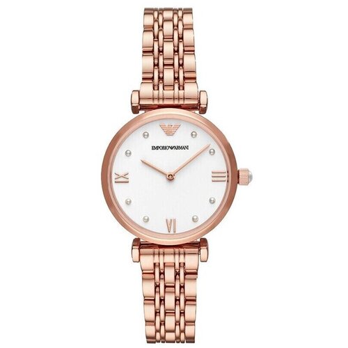 Emporio Armani Analogne ure ty263450 Pozlačena Cene