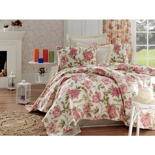 Lessentiel Maison set prekrivač i jastučnice care, 200x235 cm, rozi Slike