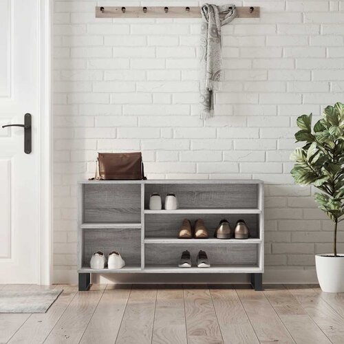  za cipele boja hrasta 102x36x60 cm konstruirano drvo Slike