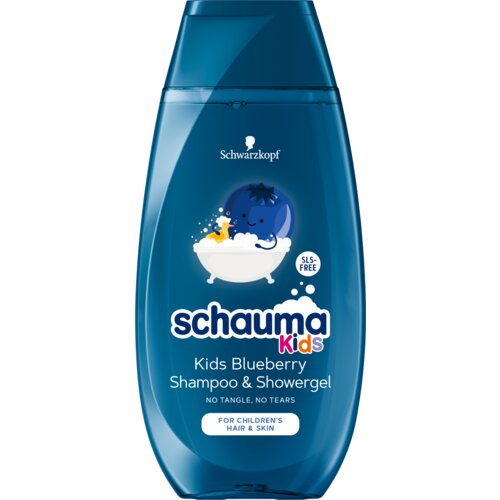 Schauma Kids &amp;scaron;ampon i gel za tu&amp;scaron;iranje 2 u 1 za djecu 400 ml Slike