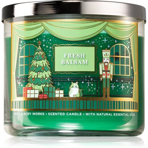 Bath &amp;amp; Body Works Fresh Balsam mirisna svijeća 411 g Slike
