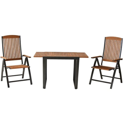 Gardenson Vrtni Set Athos, 3-Delni, Raztegljiva Miza Cene