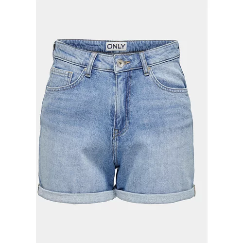 Only Jeans kratke hlače Josephine 15321381 Modra Regular Fit