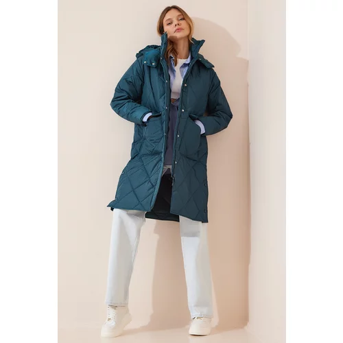 Happiness İstanbul Coat - Blue - Parkas