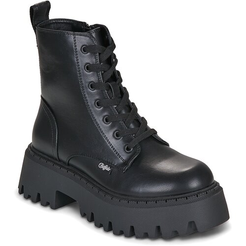 Buffalo Pol&amp;scaron;kornji ASPEN LACE UP MID Črna Slike