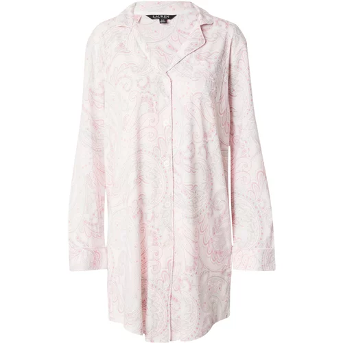Polo Ralph Lauren Spalna srajca siva / roza / roza / pastelno roza
