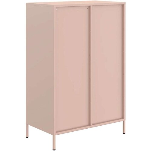 VidaXL Visoka omara roza 68x39x101,5 cm jeklo Slike