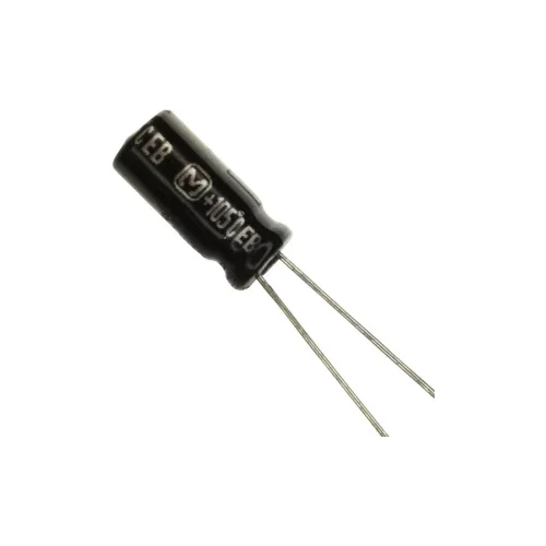 Panasonic Elektrolitski kondenzator, radijalno ožičen 2 mm 10 µF 63 V 20 % (promjer) 5 mm EEU-EB1J100S 1 kom.