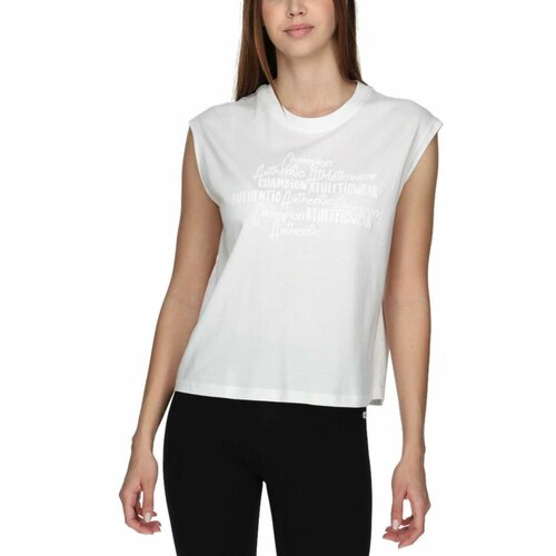 Champion ženska majica chmp w print t-shirt 117617-WW001 Slike