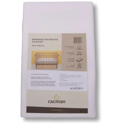 Racman nepremočljiva podloga 140x70 white