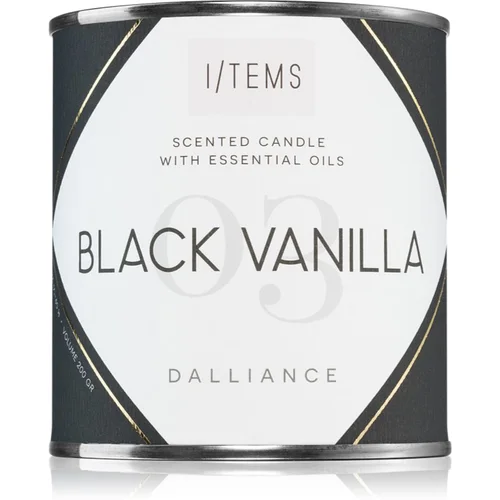 Items Essential 03 / Black Vanilla dišeča sveča 200 g