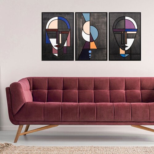 Wallity Zidna dekoracija Persona, 39 x 59 cm, Šarena Cene