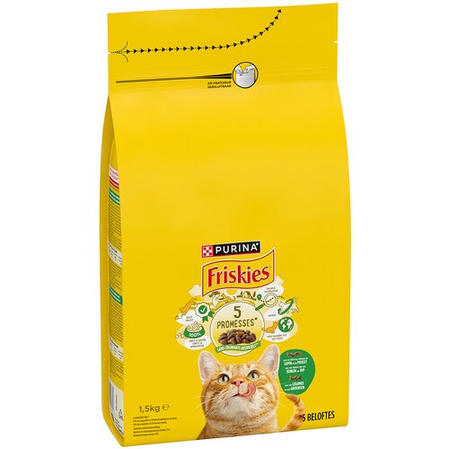 Friskies PURINA Cat s kunićem, piletinom i povrćem - 1,5 kg Cijene