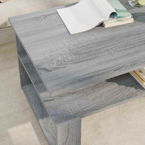  Kava Stol Siva Sonoma 90 x 50 x 40 cm Konstruirano drvo Slike