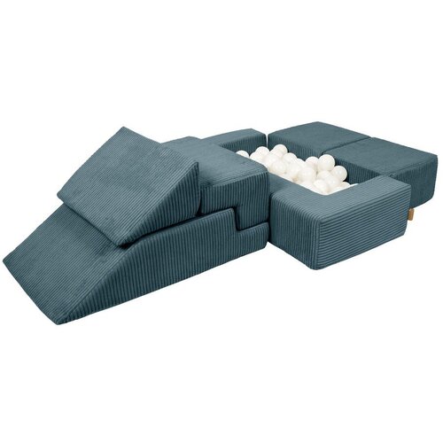 MeowBaby Igralište od tirkizne kordurojske pjene 100x35x40 cm Montessori - Cijene