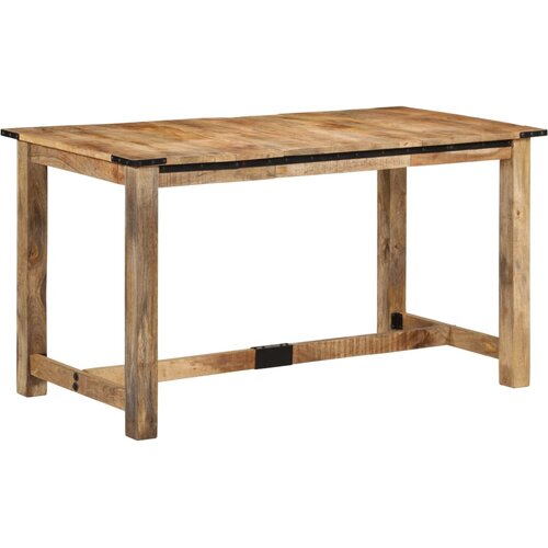  Blagovaonski stol 140 x 70 x 75 cm masivnog drvo manga Cijene