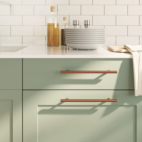 vidaXL Ročaji za omarico 20 kosov bron 192 mm nerjaveče jeklo Cene