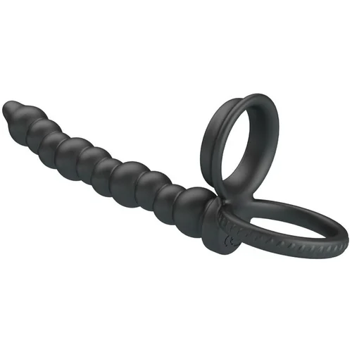Pretty Love Dillion Double Penetration Double Cockring Black Pretty Love Dillion Double Penetration Double Cockring Black