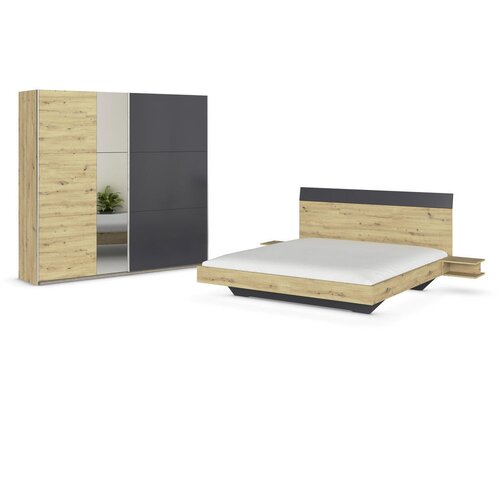 Boxxx SPALNICA, temno siva, hrast artisan Slike