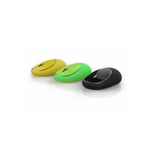 Click M-W2-SW Miš bežični USB, gumeni, crni bežični miš Slike