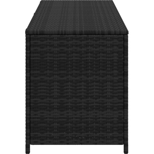  Vrtna kutija za pohranu crna 150 x 50 x 60 cm poliratan Slike