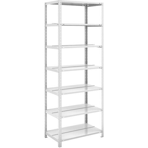 hofe Privijačen regal za dokumentacijo, svetlo siv RAL 7035, višina regala 2200 mm, dvostransko, osnovni regal, širina x globina 750 x 600 mm Cene