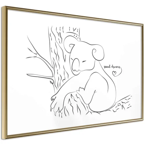  Poster - Resting Koala 30x20