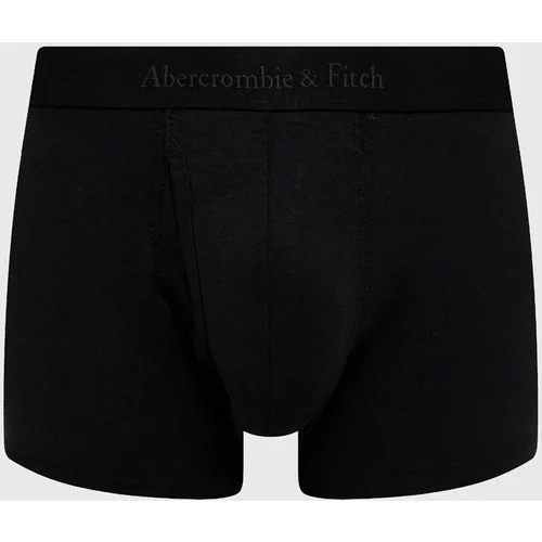 Abercrombie & Fitch Boksarice 5-pack moški, črna barva