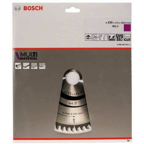Bosch list kružne testere multi material 2608640514/ 235 x 30/25 x 2/4 mm; 64 Cene