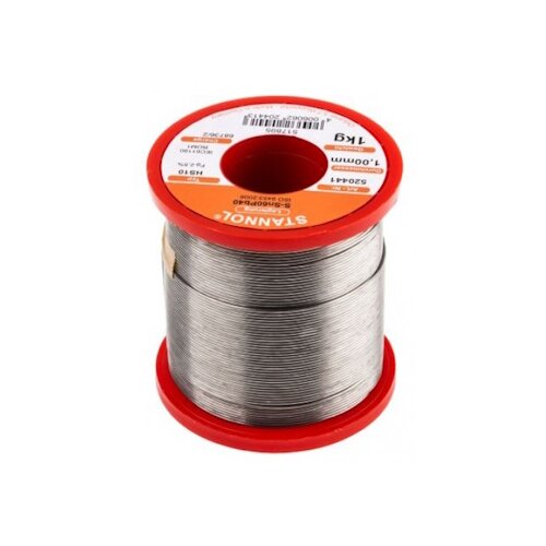 Stannol žica za lemljenje Tinol punjena &amp;oslash;1mm 1000g Sn60/Pb39/Cu1 Slike