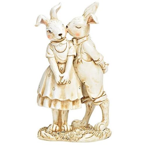  Uskr&amp;scaron;nja dekoracija RABBITS POLY WHITE 16cm 10035397 Slike