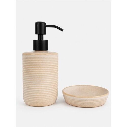 Sinsay Kupaonski set: dozator za sapun i posudica za sapun 2 pack Slike