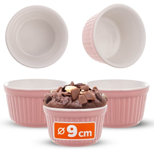 KADAX pekovski modelčki, modelčki za peko, ognjevarno posodo 9 cm, sklede 150 ml, 3 kosi, (5000354212) Cene