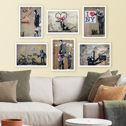 Wallity uramljena slika 6SC9623_2530, 25x30 cm , 6 delova Slike