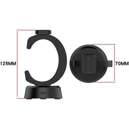 INF A16919 C-oblika polnilna postaja za Google Fitbit Air &mdash; črna ABS+TPE, (5000369096) Cene