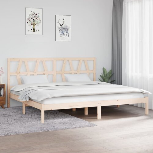 Furnova Posteljni okvir iz trdne borovine 200x200 cm, (21935070) Slike