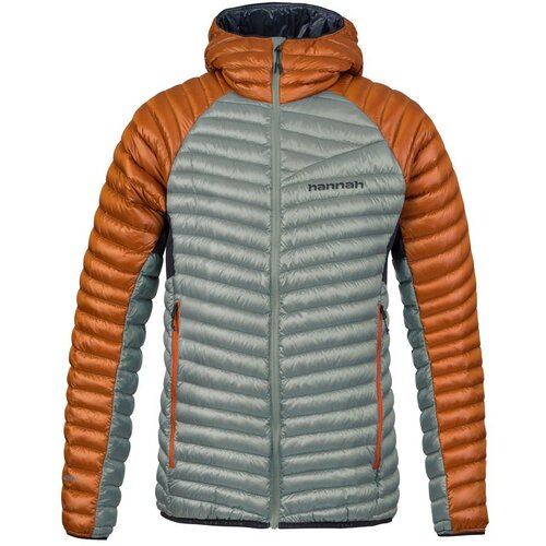 HANNAH Men's down jacket MIO HOODY rust/lily pad Cene