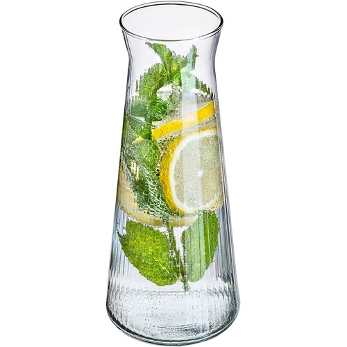 KADAX steklen vrč za vodo, karafa 1L 1000 ml voda, limonada, napitki z žlebičem, (5000351712) Cene