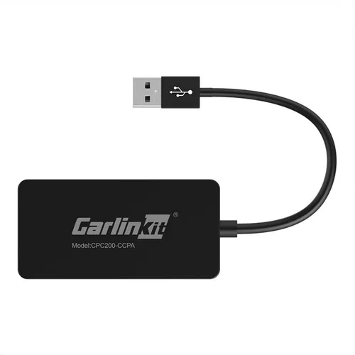 začasna blagovna znamka Carlinkit CCPA brezžični adapter Apple Carplay/Android Auto (črn), (21165152)