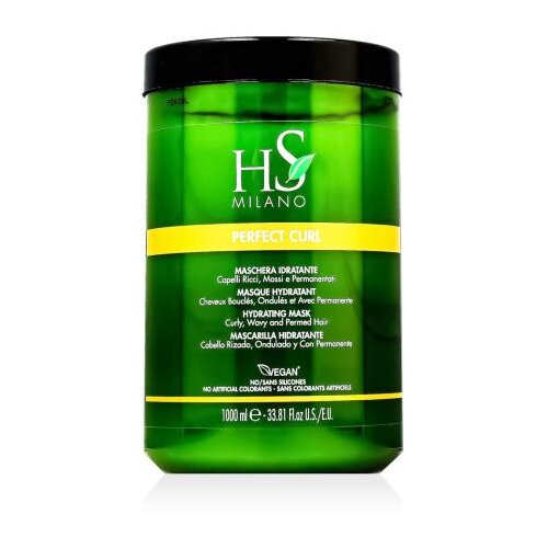 HS MILANO Perfect Curl Hydrating Mask maska za kosu kovrčava kosa valovita kosa 1000 ml unisex Cijene