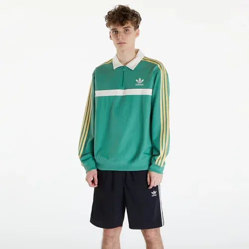 Adidas Collared Sweatshirt Preloved Green