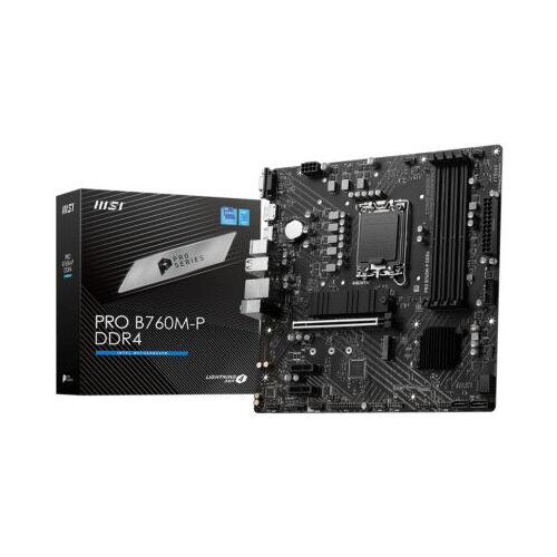 MSI matična ploča pro B760-P DDR4 s1700 911-7E02-016 Slike