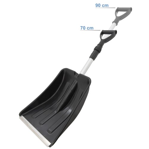  Teleskopska lopata za sneg crna/siva Slike