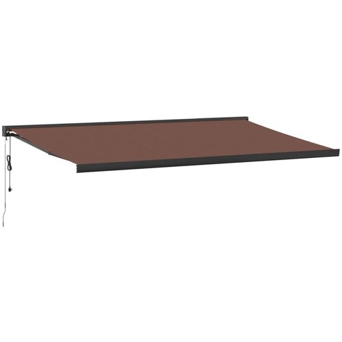 VidaXL Avtomatsko zložljiva tenda rjava 500x300 cm, (21260602) Slike