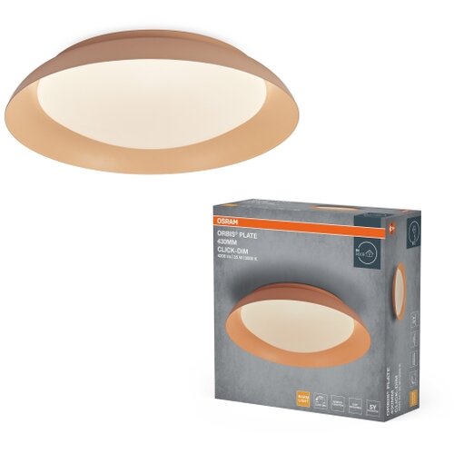 Osram LED prigu&amp;scaron;iva plafonska lampa PLATE LED/35W/230V prečnika 43 cm ružičasta Slike