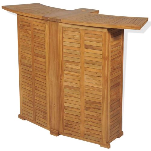  barski stol od masivne tikovine 155 x 53 x 105 cm Slike