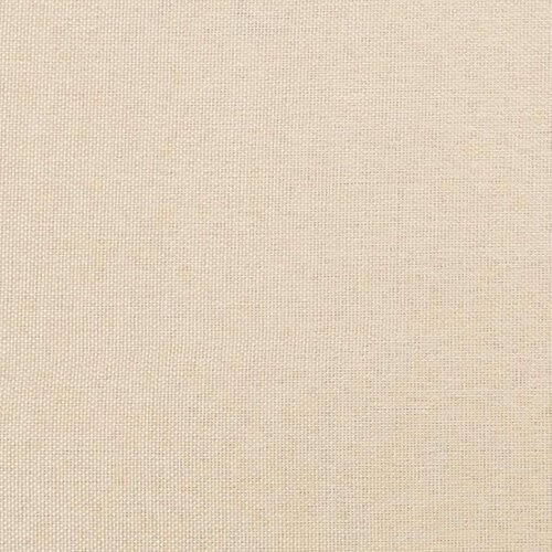  Krevet s oprugama i madracem krem 140x200 cm od tkanine Slike