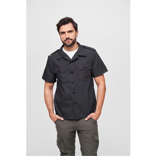 Brandit American Ripstop shirt with short sleeves black Slike