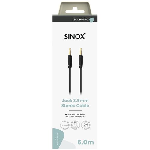 Bandridge avdio kabel sinox SXA06105 5 m 3,5-mm m - 3,5-mm m Slike